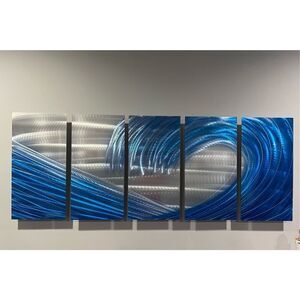 Shoot the Curl” by Jon Allen – Large Abstract Metal Wall Art
